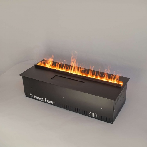 Электроочаг Schönes Feuer 3D FireLine 600 Pro со стальной крышкой в Костроме