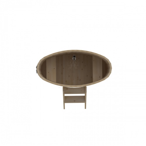 Купель овальная из кедра BentWood 0,69х1,31