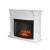Каминокомплект InterFlame Мюнхен (белый дуб с патиной)+Panoramic 33 Quartz в Костроме