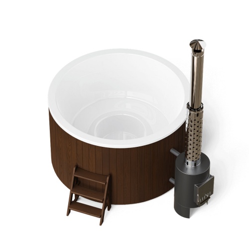 Купель круглая с подогревом PolarSpa COMFORT HOT 195 Термоясень