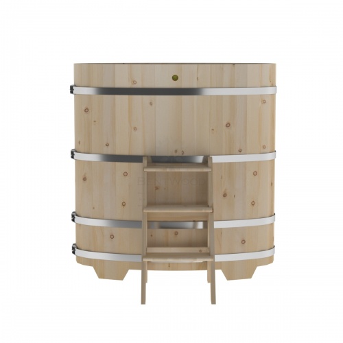 Купель овальная из кедра BentWood 0,69х1,31