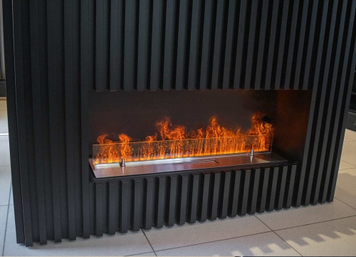 Электроочаг Schönes Feuer 3D FireLine 1000 со стальной крышкой в Костроме