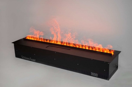 Электроочаг Schönes Feuer 3D FireLine 1000 со стальной крышкой в Костроме